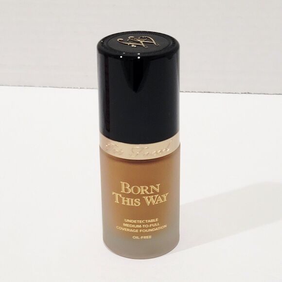 Too Faced Born This Way Undetectable Medium to Full Foundation 1.0 Fl Oz CARAMEL - Picture 2 of 11